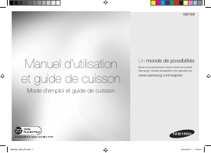 Mode d’emploi Samsung GW73B Micro-onde