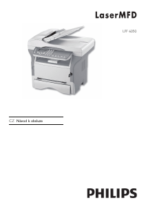 Manuál Philips LFF 6050 Multifunkční tiskárna