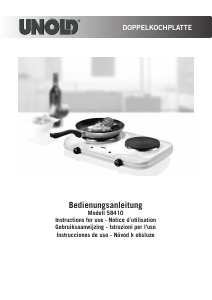 Manual Unold 58410 Hob