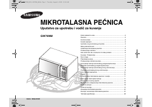 Priručnik Samsung GW76NM Mikrovalna pećnica