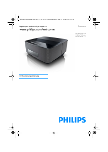 Bedienungsanleitung Philips HDP1690TV Projektor