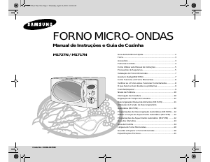 Manual Samsung M1727N Micro-onda