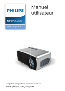 Mode d’emploi Philips NPX240 NeoPix Start Projecteur