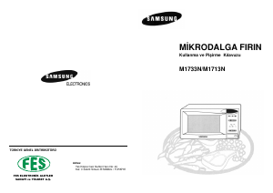 Kullanım kılavuzu Samsung M1733N Mikrodalga