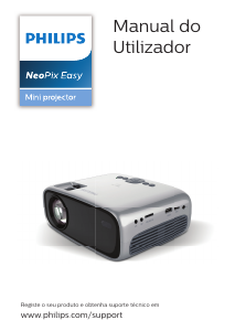 Manual Philips NPX440 NeoPix Easy Projetor