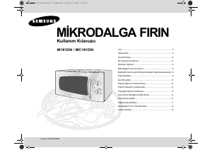 Kullanım kılavuzu Samsung M181DN Mikrodalga