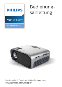 Bedienungsanleitung Philips NPX445 NeoPix Easy+ Projektor