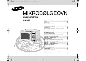 Brugsanvisning Samsung M187AST Mikroovn
