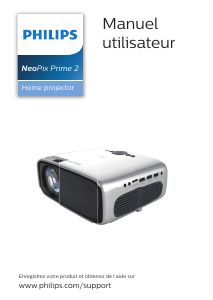 Mode d’emploi Philips NPX542 NeoPix Prime 2 Projecteur