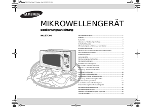 Bedienungsanleitung Samsung M187DN Mikrowelle