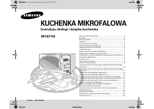 Instrukcja Samsung M1977N Kuchenka mikrofalowa