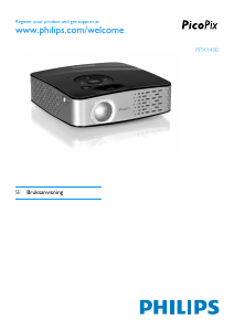 Bruksanvisning Philips PPX1430 PicoPix Projektor