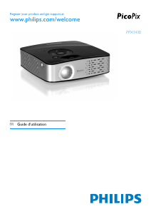 Mode d’emploi Philips PPX1430 PicoPix Projecteur