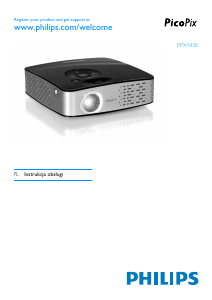 Instrukcja Philips PPX1430 PicoPix Projektor
