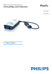 Manuál Philips PPX2340 PicoPix Projektor