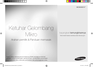 Panduan Samsung MC28H5015AS Microwave