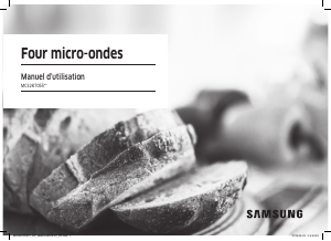 Mode d’emploi Samsung MC32K7055CW Micro-onde