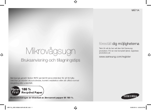 Brugsanvisning Samsung ME71A Mikroovn