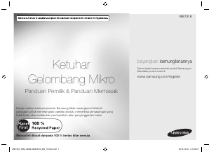 Panduan Samsung ME731K Microwave