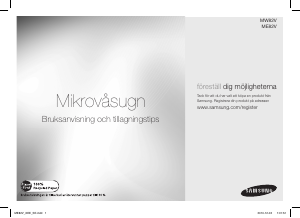 Brugsanvisning Samsung ME82V-SS Mikroovn