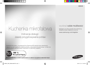 Manuál Samsung ME83X-P Mikrovlnná trouba