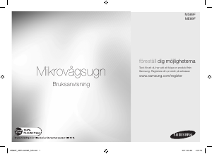 Brugsanvisning Samsung ME89F-1S Mikroovn