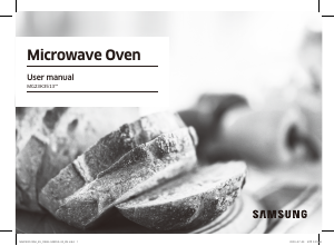 Manual Samsung MG23K3513AK Microwave