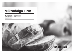 Kullanım kılavuzu Samsung MG23T5018CG Mikrodalga