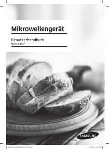 Bedienungsanleitung Samsung MG28J5215AB Mikrowelle