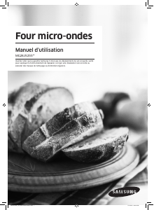 Mode d’emploi Samsung MG28J5255US Micro-onde