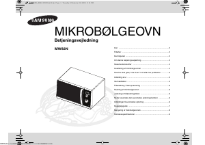 Brugsanvisning Samsung MW82N Mikroovn