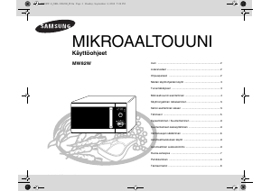 Käyttöohje Samsung MW82W Mikroaaltouuni