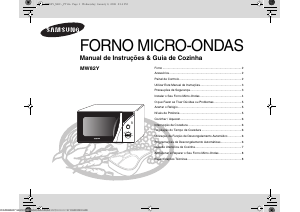 Manual Samsung MW82Y Micro-onda