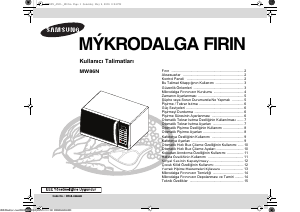 Kullanım kılavuzu Samsung MW86N-S Mikrodalga