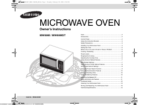 Handleiding Samsung MW89M-B Magnetron