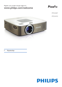 Käyttöohje Philips PPX3410 PicoPix Projektori