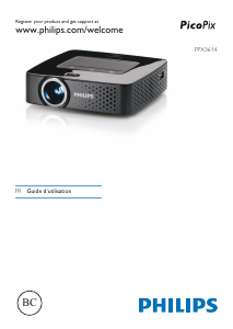 Mode d’emploi Philips PPX3614 PicoPix Projecteur