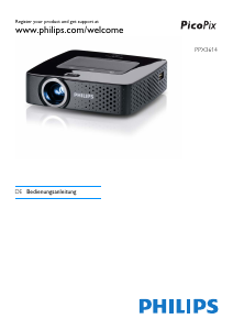 Bedienungsanleitung Philips PPX3614 PicoPix Projektor