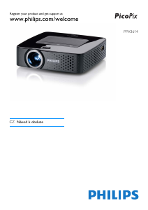 Manuál Philips PPX3614TV PicoPix Projektor