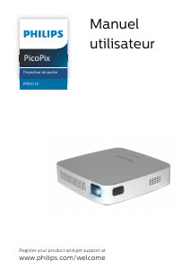 Mode d’emploi Philips PPX5110 PicoPix Projecteur