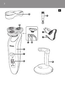 Bruksanvisning Philips RQ1051 Rakapparat