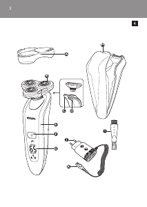 Bruksanvisning Philips RQ1052 Rakapparat