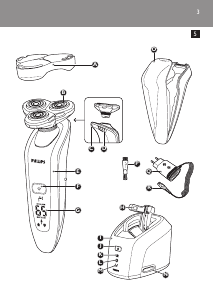 Käyttöohje Philips RQ1085 Parranajokone