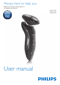 Panduan Philips RQ1145 SensoTouch Pencukur
