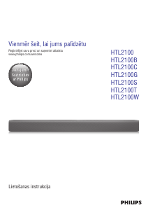 Rokasgrāmata Philips HTL2100B Skaļrunis