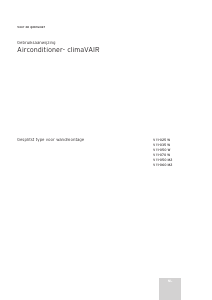 Handleiding Vaillant V 11-060 M2 Airconditioner