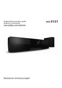 Vadovas Philips HTS5131 Garsiakalbis