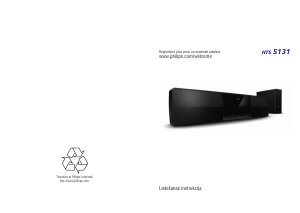 Rokasgrāmata Philips HTS5131 Skaļrunis