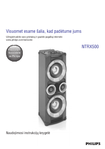 Vadovas Philips NTRX500 Garsiakalbis