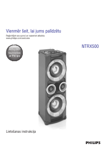 Rokasgrāmata Philips NTRX500 Skaļrunis